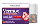 Vermox Worming Treatment Orange 6 Tablets