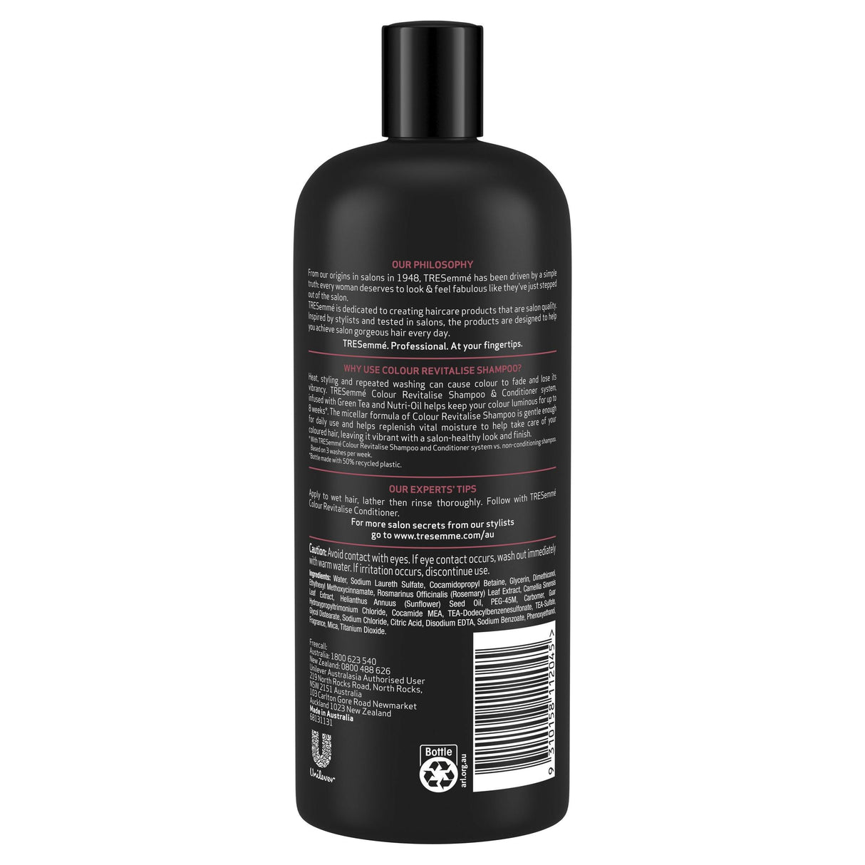 TRESemmé Shampoo Colour Revitalise 900ml NZ - Bargain Chemist