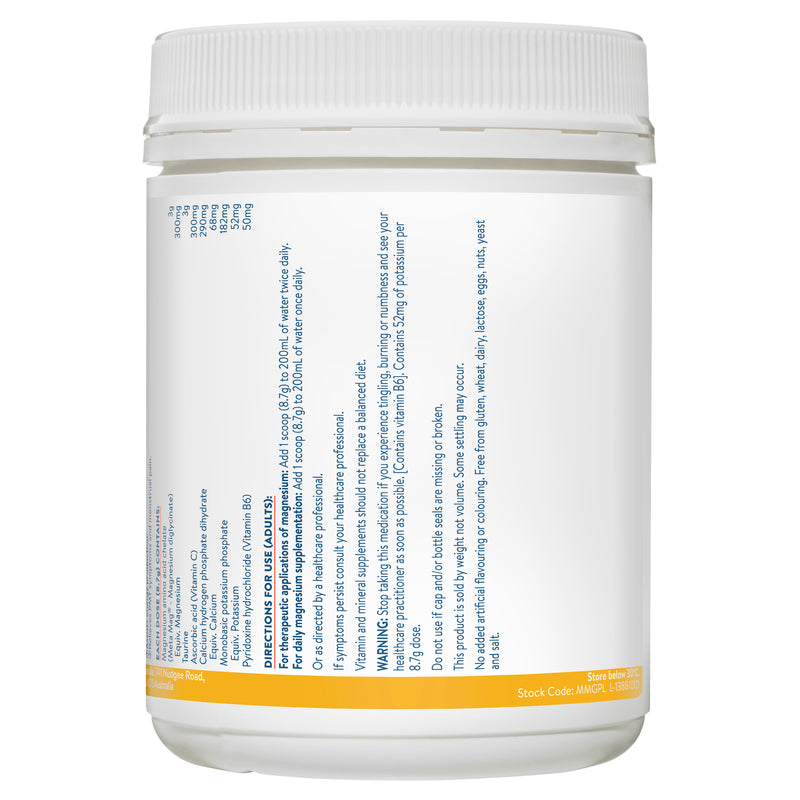 Ethical Nutrients Mega Magnesium Powder - Raspberry Flavour 450g