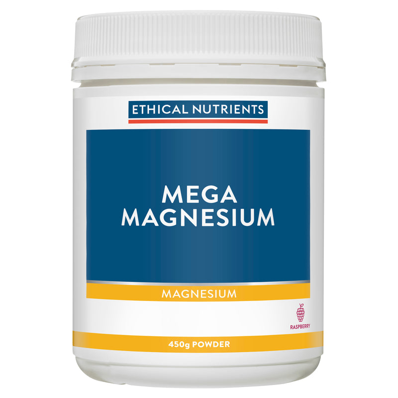 Ethical Nutrients Mega Magnesium Powder - Raspberry Flavour 450g