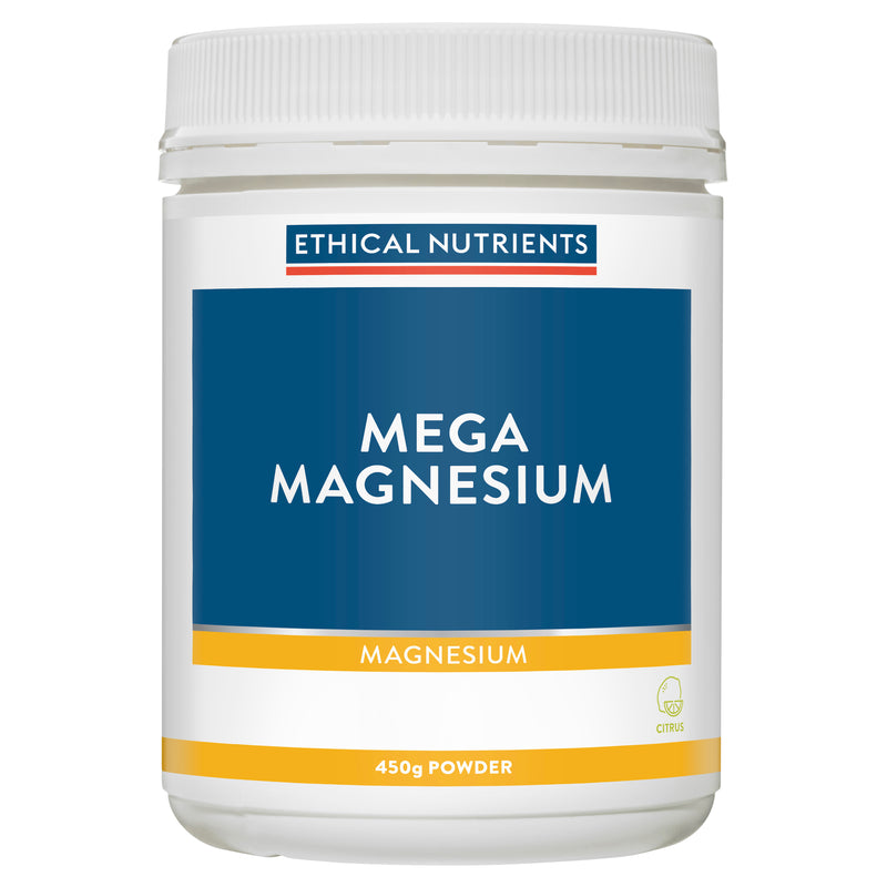 Ethical Nutrients Mega Magnesium Powder - Citrus Flavour 450g