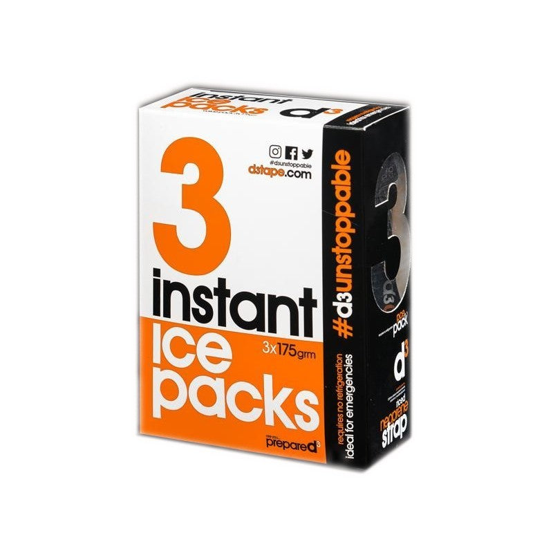 d3 Instant Ice Pack 175g 3 Pack