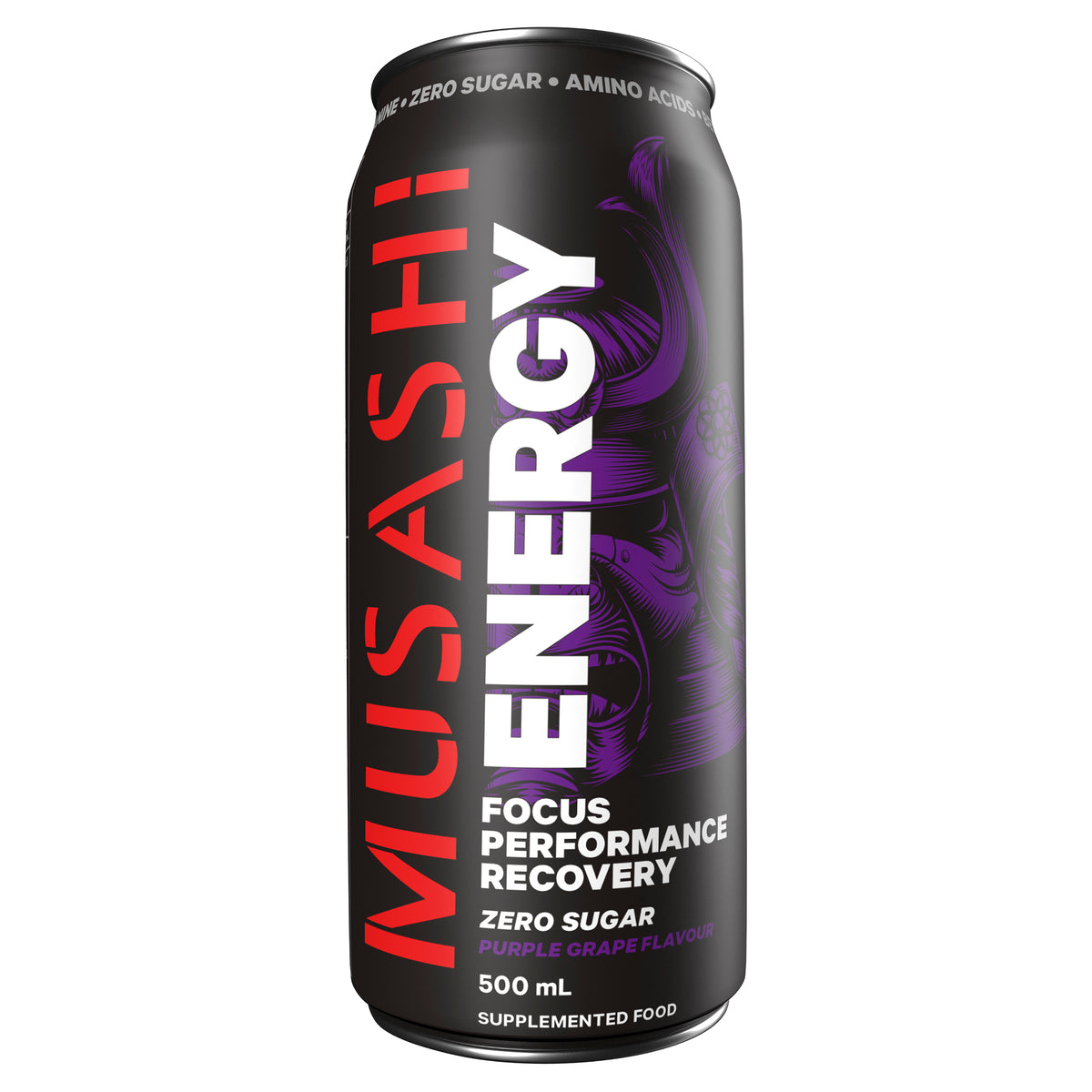 MUSASHI Energy Drink Purple Grape 500ml