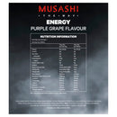 MUSASHI Energy Drink Purple Grape 500ml