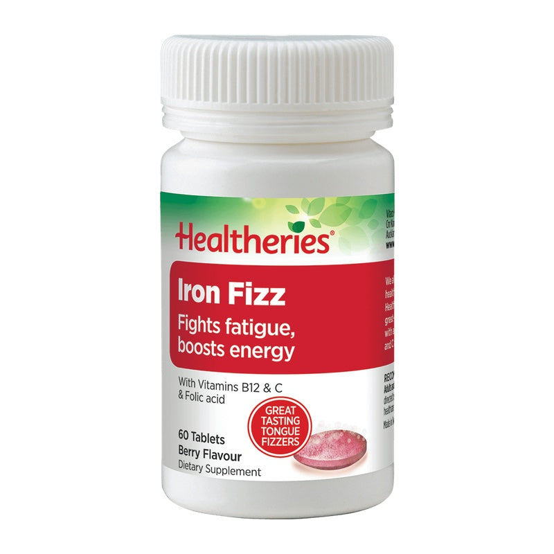 Healtheries Iron Fizz Chews 60 Tablets