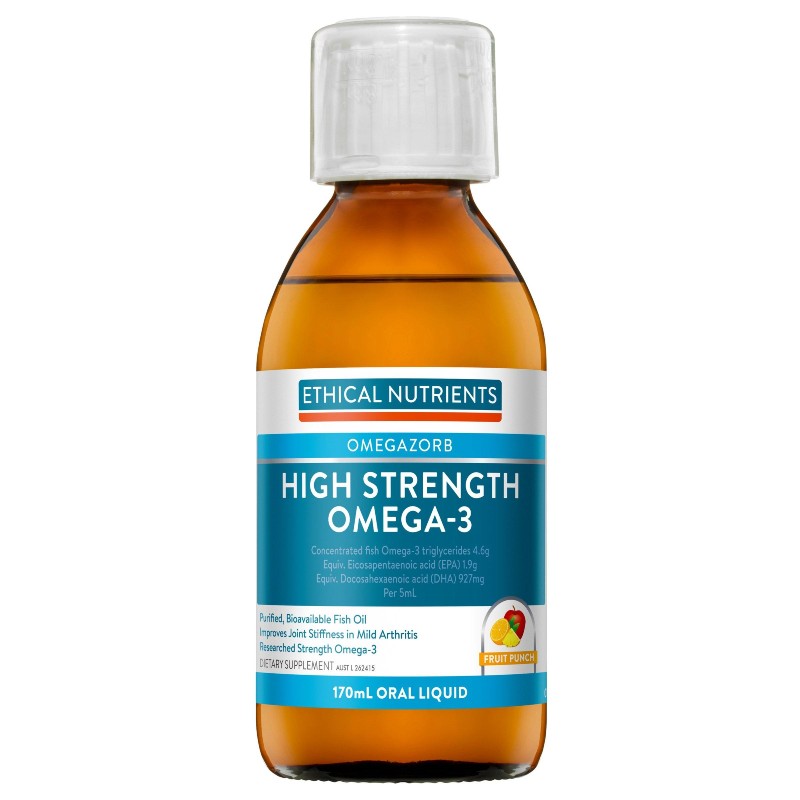 Ethical Nutrients High Strength Omega-3 Fruit Punch 170ml