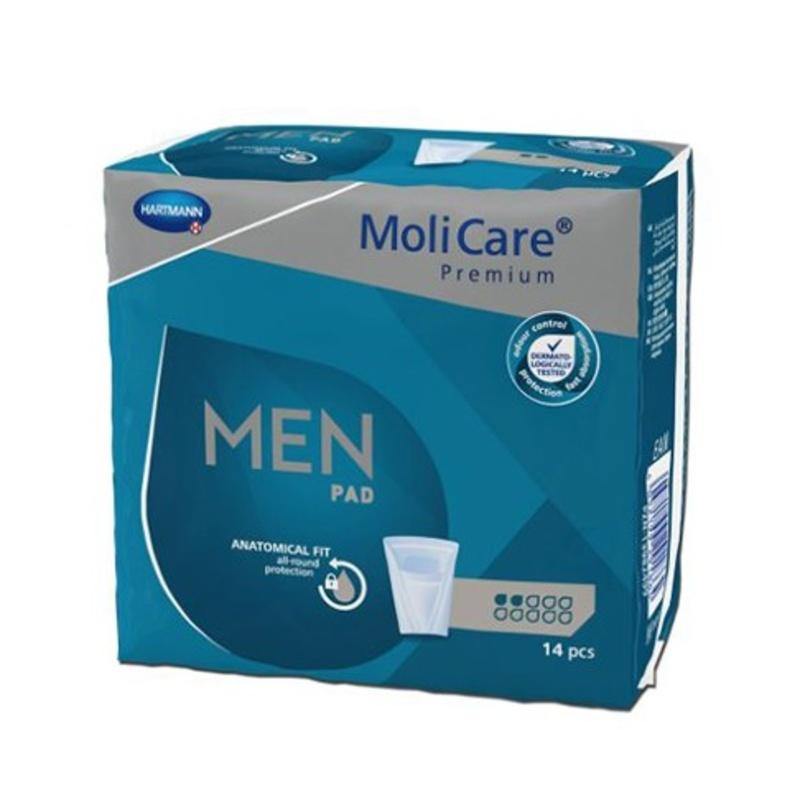 Hartmann MoliCare Premium Men Pad 2 Drops 14 Pack NZ - Bargain Chemist