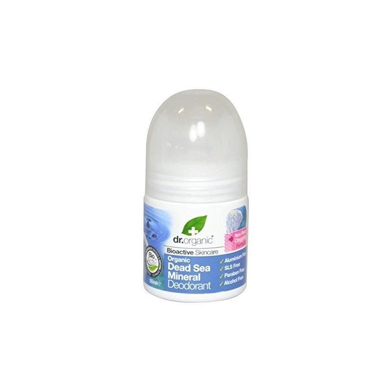Dr Organic Dead Sea Mineral Deodorant 50ml NZ - Bargain Chemist