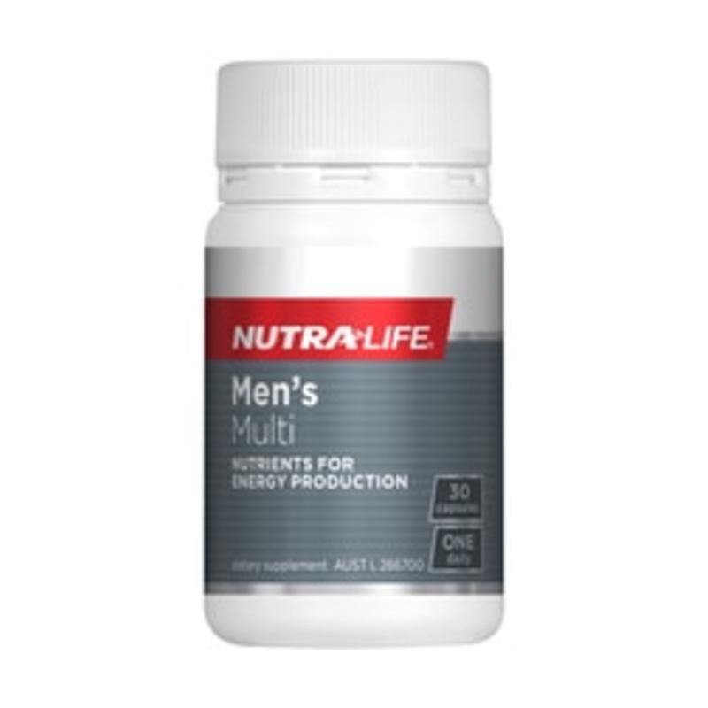 Nutra-Life Men's Multi 30 Capsules NZ - Bargain Chemist