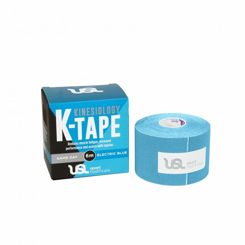 USL Sport Game Day Kinesiology Tape Electric Blue 5cm x 6m