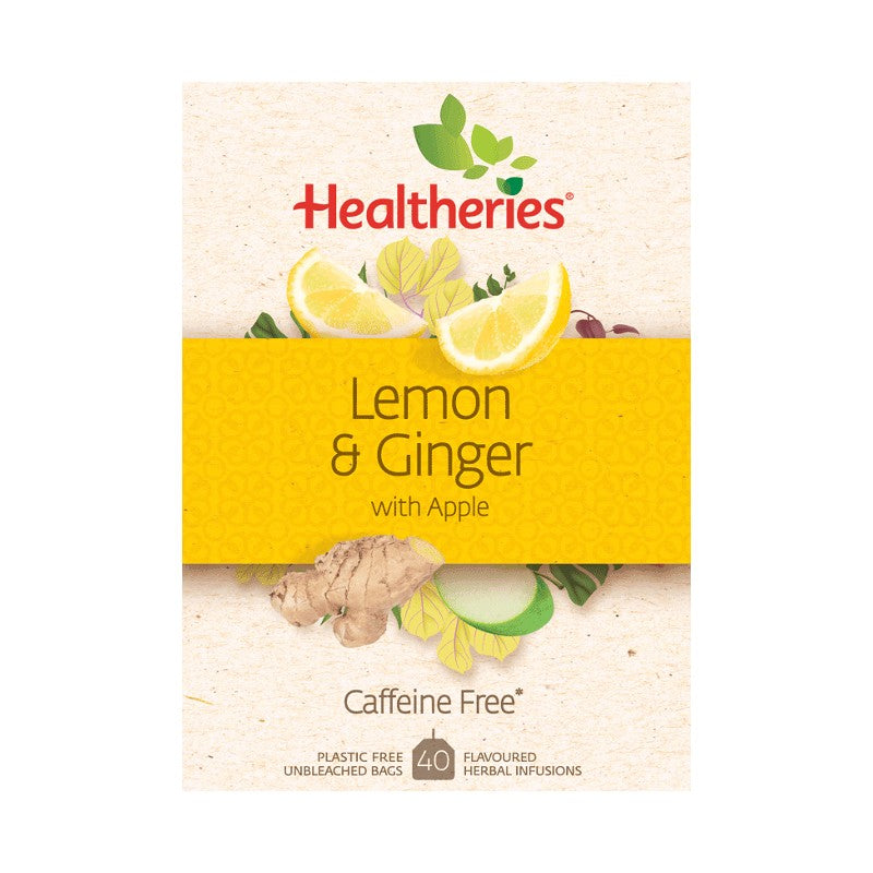 Healtheries Lemon & Ginger Tea 20 Pack