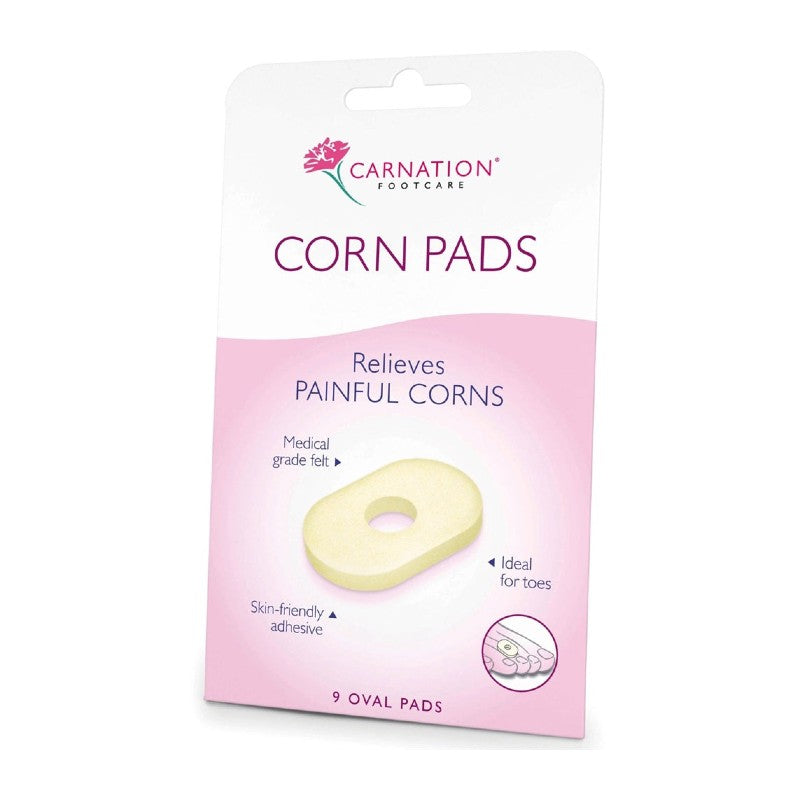 Carnation Foot Corn Rings Oval 9 Pack
