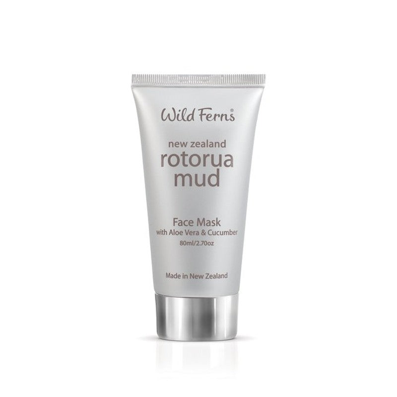 Wild Ferns Rotorua Mud Face Mask with Aloe Vera and Cucumber 80ml