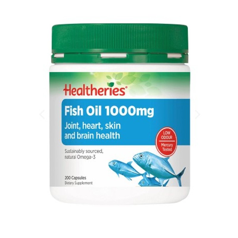 Healtheries Omega 3 1000mg 200 Capsules