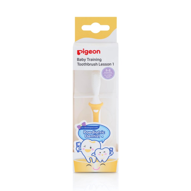 Pigeon Training Toothbrush Lesson 1 Yellow