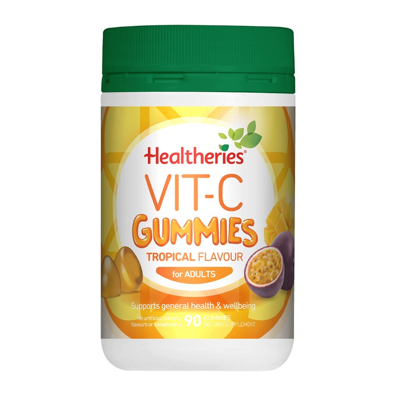 Healtheries Adult Vit-C Tropical Gummies 90 Pack