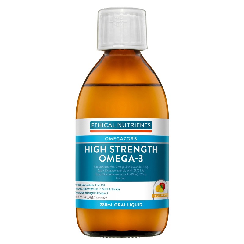 Ethical Nutrients High Strength Omega-3 Fruit Punch 280ml