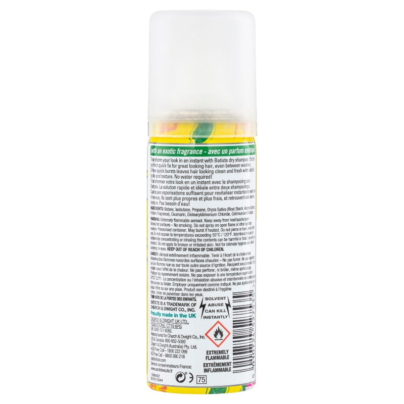 Batiste Tropical Dry Shampoo 50ml