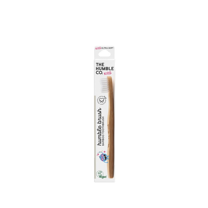 The Humble Co. Toothbrush - Kids White - Ultrasoft
