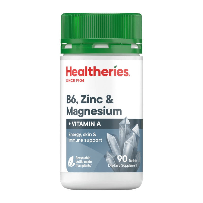 Healtheries B6, Zinc & Magnesium 90 Tablets