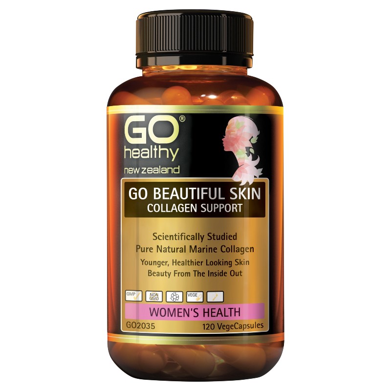 GO Healthy GO Beautiful Skin Collagen Support 120 Capsules
