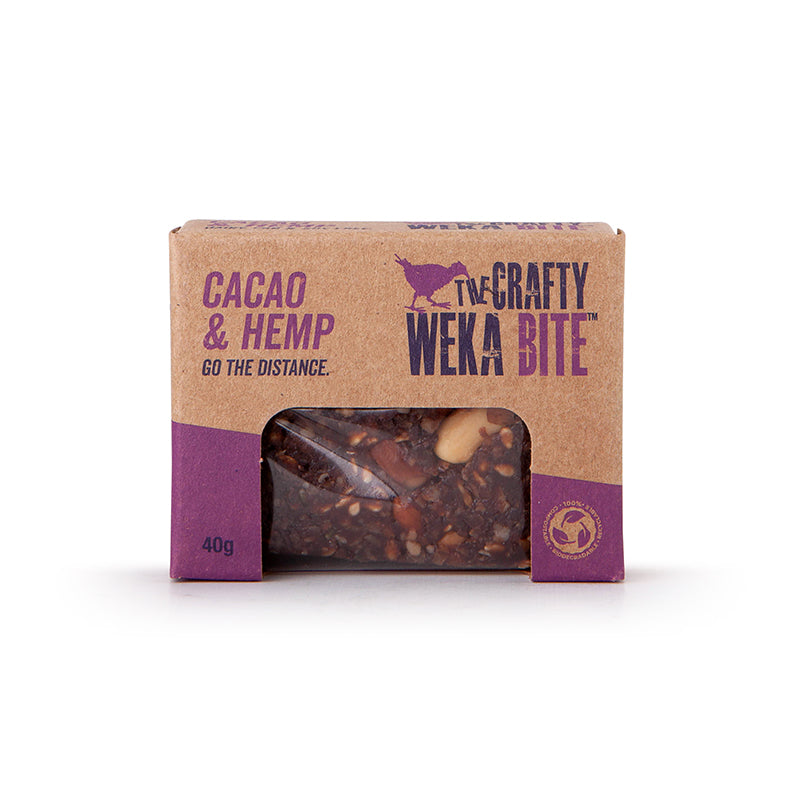 The Crafty Weka Bite — Cacao & Hemp 40g