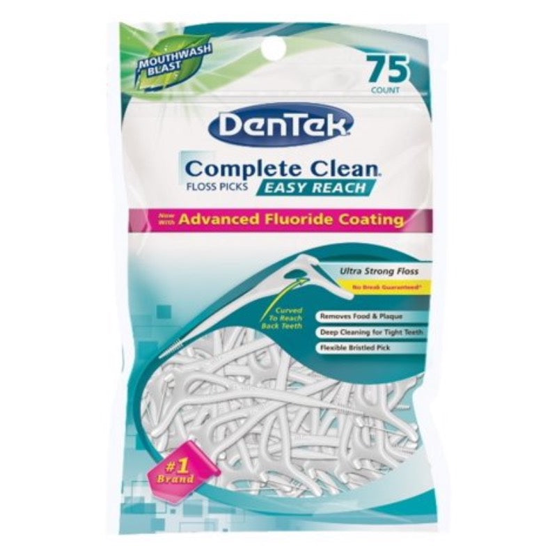 DenTek Complete Angle Floss Pick 75 Count