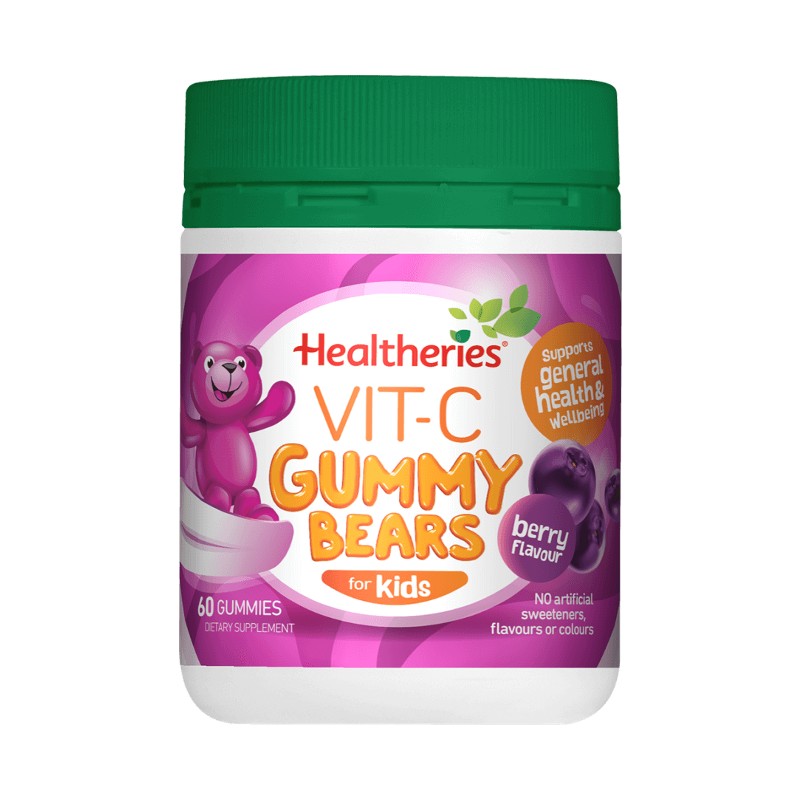 Healtheries Kids Vit C Gummies Berry Flavour 60 Pack