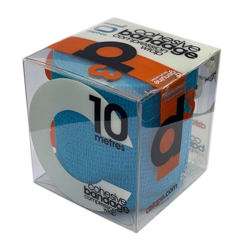 D3 Cohesive Bandage Compression Wrap 75mm x 10M (Electric)