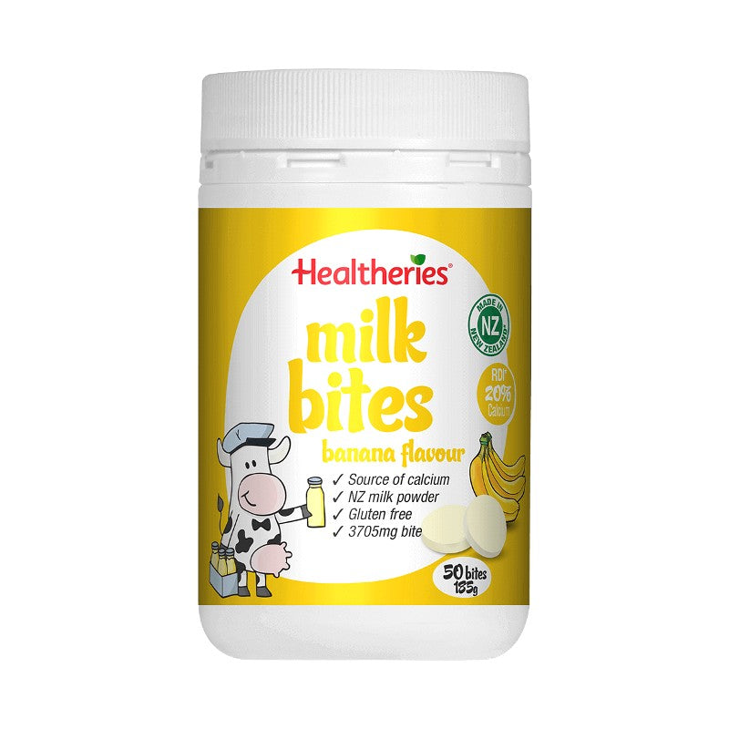 Healtheries Milk Bites Banana Flavour 50 Tablets