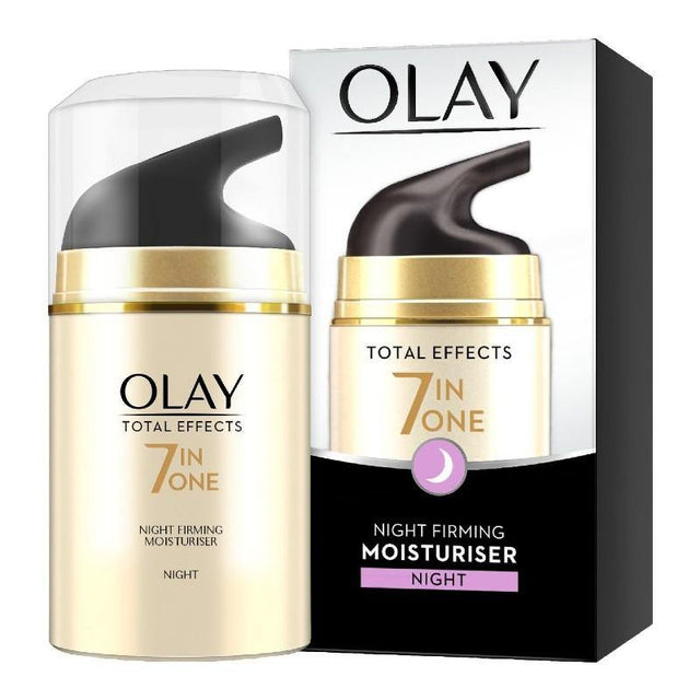 Olay Total Effects 7in1 Night Firming Moisturiser Cream 50ml NZ - Bargain Chemist