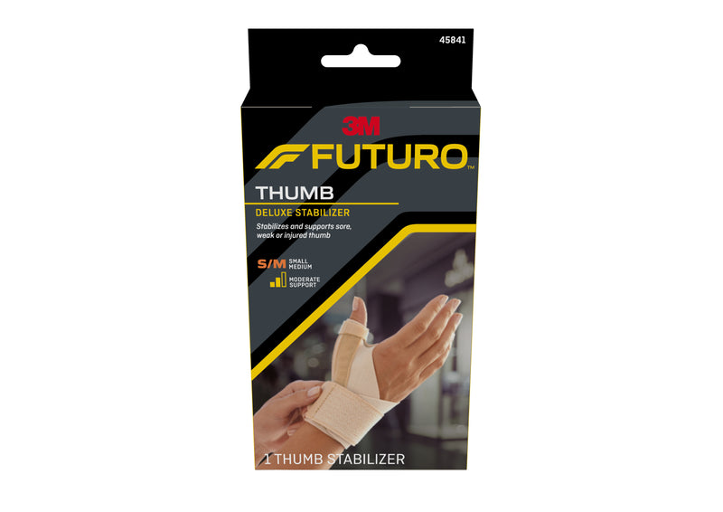 Futuro Deluxe Thumb Stabilizer Small/Medium Beige Everyday Use 45842