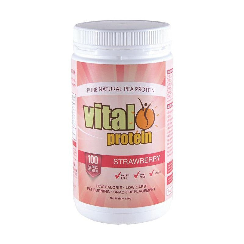 Martin & Pleasance Vital Protein Pea Protein Isolate Strawberry 500g
