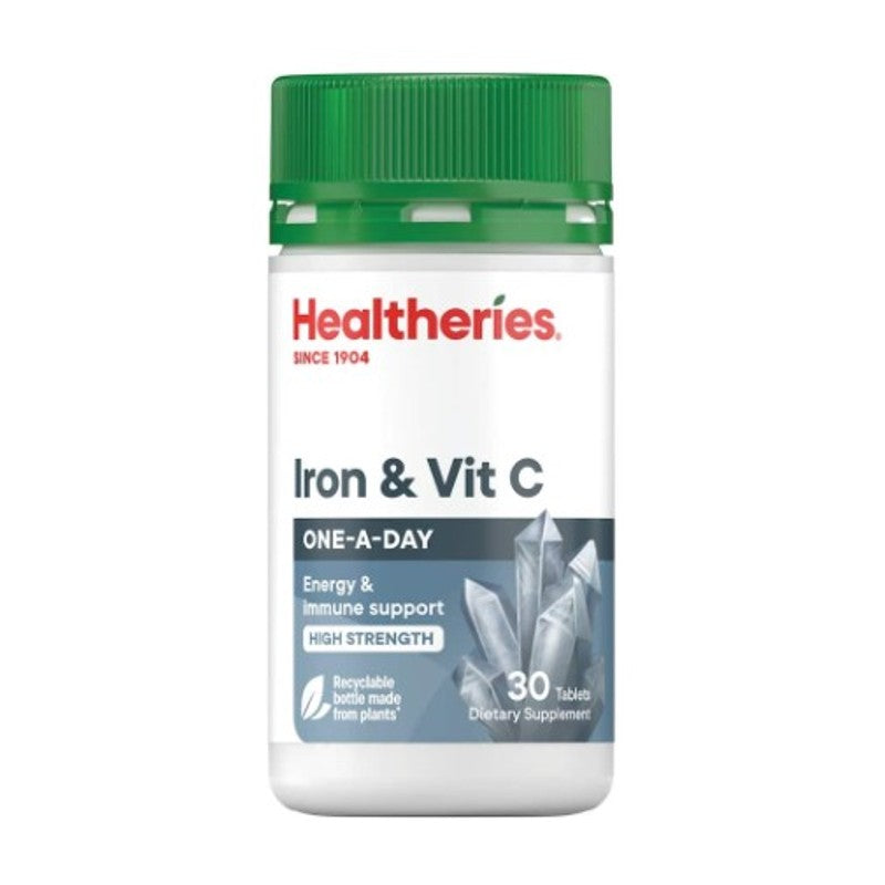 Healtheries Iron & Vitamin C 30 Tablets