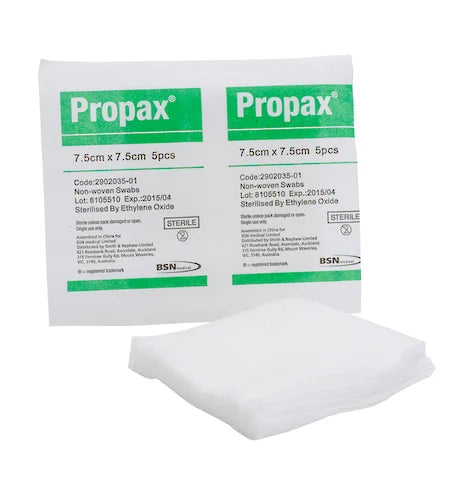 Propax Non-Woven 2 Swab 7.5 x 7.5cm