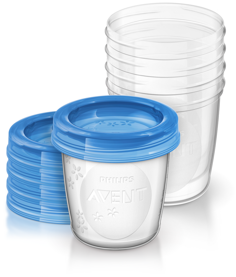 Philips Avent Milk Storage Cups 180ml 5 Pack