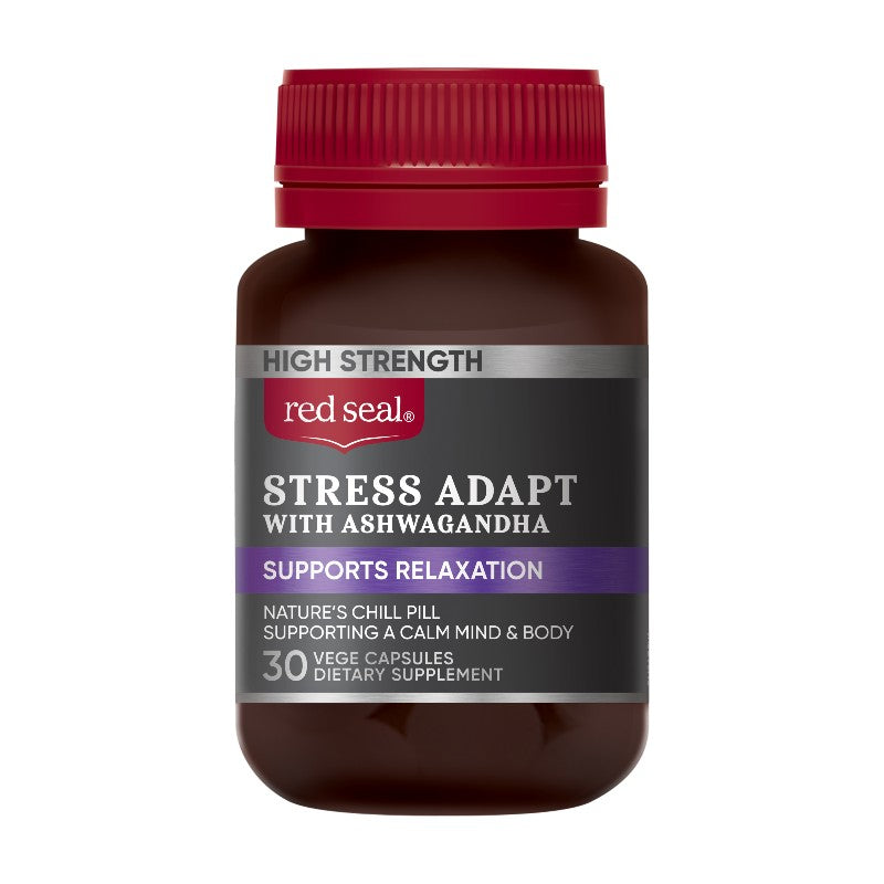 Red Seal High Strength Stress Adapt with Ashwagandha 30 Capsules