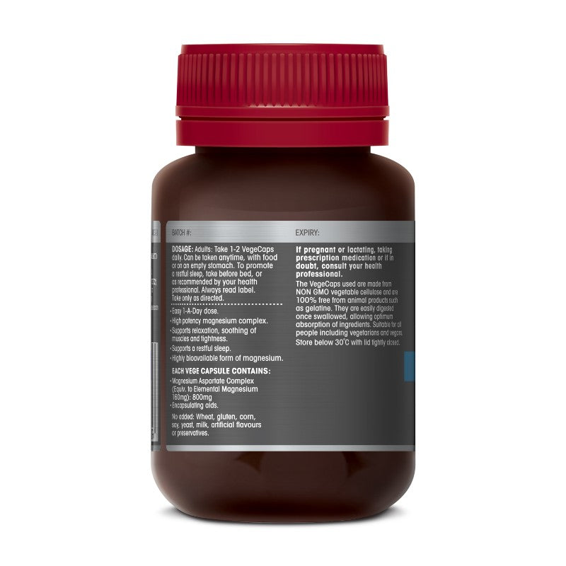 Red Seal High Strength Magnesium Complex 800mg 60 Capsules