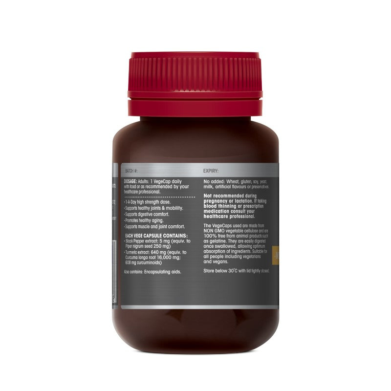 Red Seal High Strength Turmeric 16000mg 30 Capsules