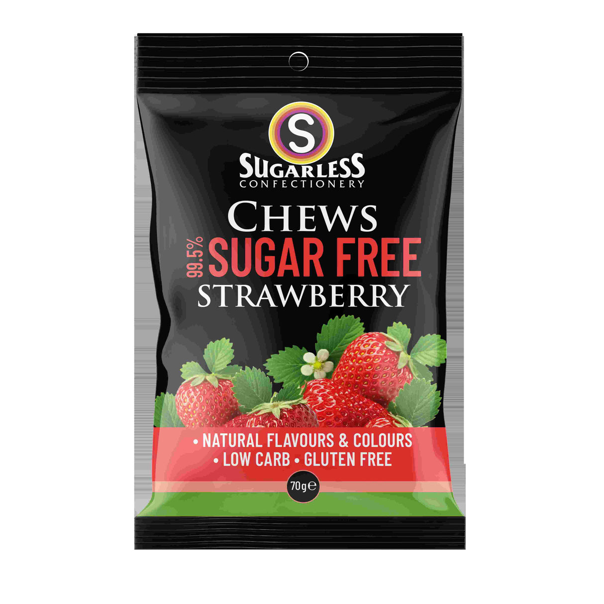 SCL Strawberry Flavour Chews 70g
