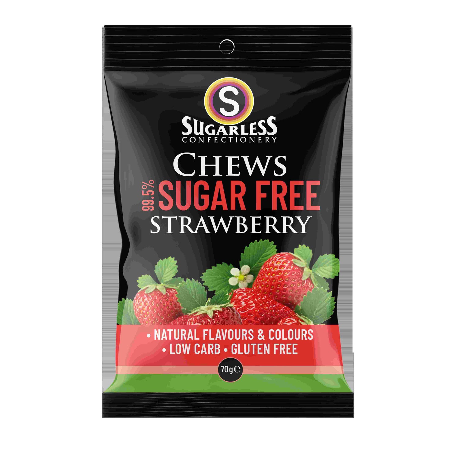 SCL Strawberry Flavour Chews 70g