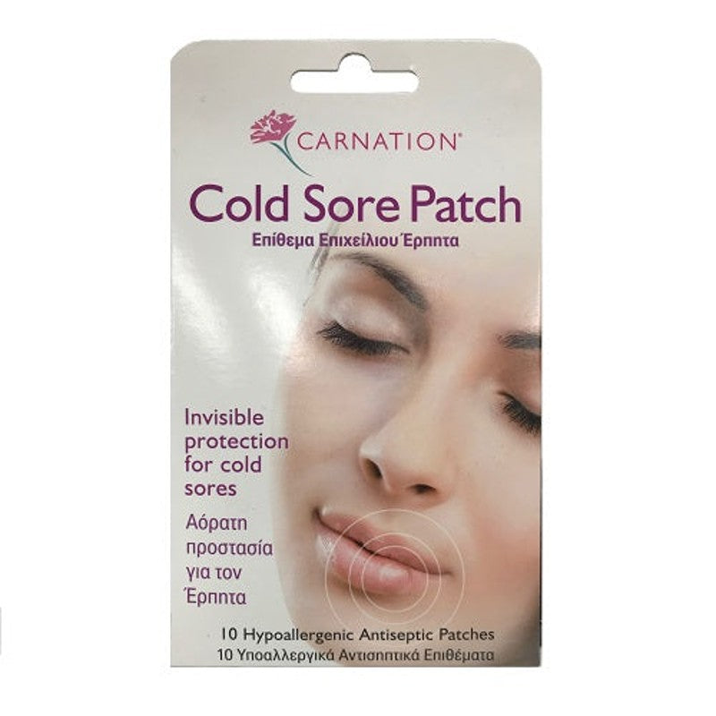 Carnation Cold Sore Patches 10 Pack