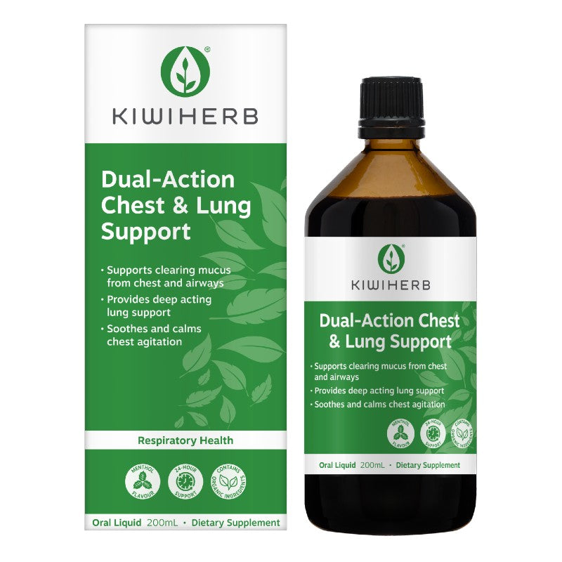 Kiwiherb Dual Action Chest & Lung Support 200ml