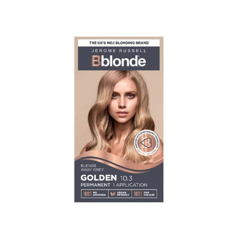 Jerome Russell Bblonde Permanent Hair Colour 10.3 Golden