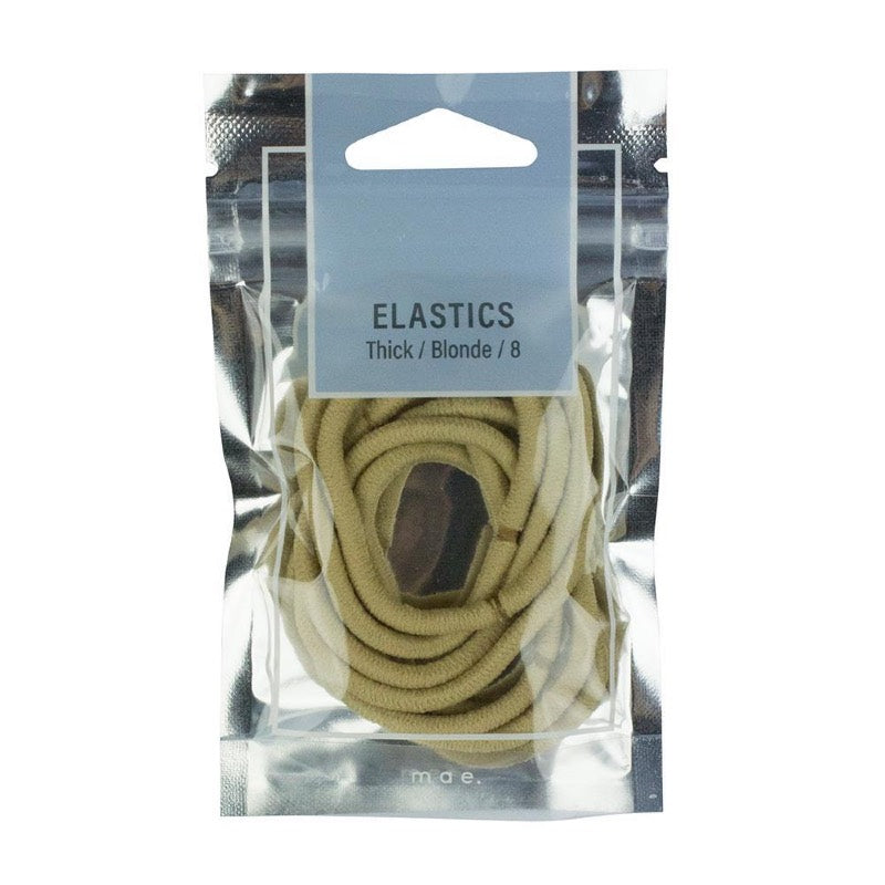 Mae. Elastics Thick Blonde 8 Pack