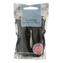 Mae. Elastics Thick Super Stretch & Grip Black 12 Pack
