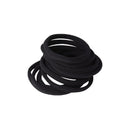 Mae Elastics Soft Ponytailers Black 10 Pack