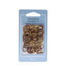 Elastics Polybands Brown/Blonde 100 Pack