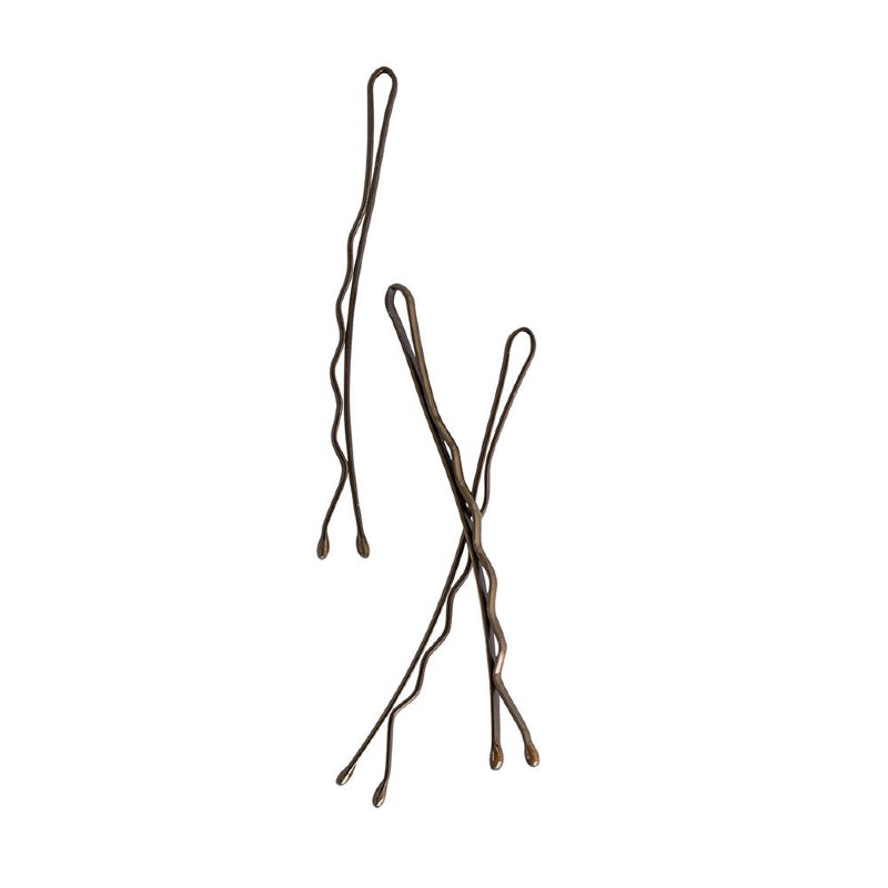 Mae. Bobby Pins Contour 5cm Brown 60 Pack