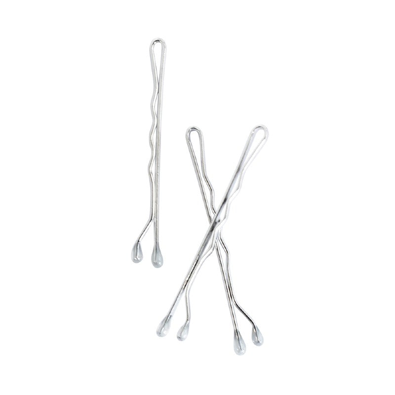 Mae Bobby Pins 4.5cm Silver 80 Pack